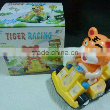 battery operated light and music pet car PAF0939-1