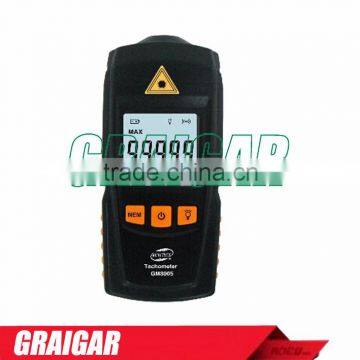 GM8905 Digital Tachometer Range: 2.5-99999rpm Basic accuracy: (0.1% n + 5d) rpm, (1000 ~ 99999rpm)