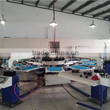 Youcheng automatic octopus t-shirt silk screen printing machine