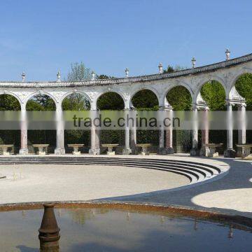 White Marble Exterior Decorative Large Pergola