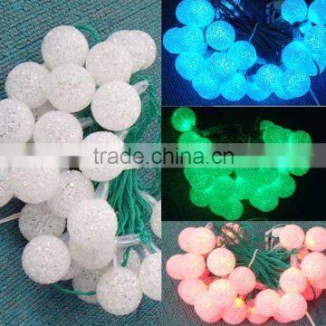 10 Light LED EVA Ball Christmas light chain