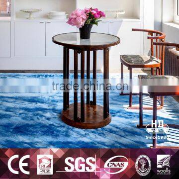 China Best Contemporary Delicate Beautiful Shaggy Blue Carpet