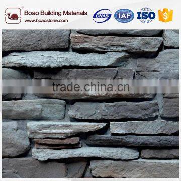 Customized color and natural stone textures decorative faux stone