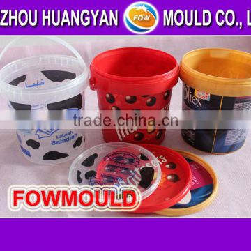 1L plastic transparent water bucket mold/mould