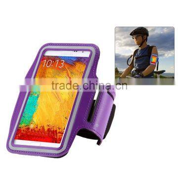 OEM factory Key Holder and Headphone Jack function cellphone sport armband