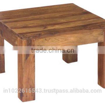 Large Square Sheesham Lamp Table Small Coffee Table