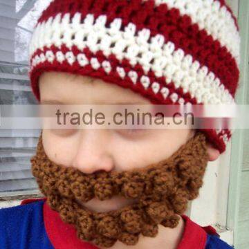 Wholesales Ski Face Mask Knitted Pattern Hat with Top Ball