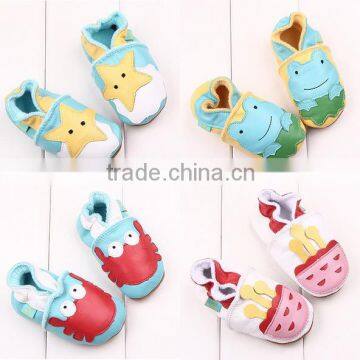 The First Layer Of Sheep Skin Soft Bottom Baby Leather Toddler Shoes