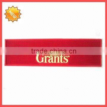 Eco-friendly Soft Silicone Pvc Logo Bar Rail Mats photo-5