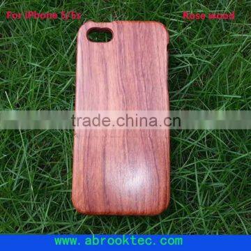 Custom Logo Laser Designs Bamboo Wood Phone Case for Iphone 5 photo-4
