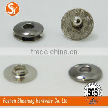 Glasses Case Metal Fitting Eyelet Magnetic Snap Black Nickel 17*2mm photo-3