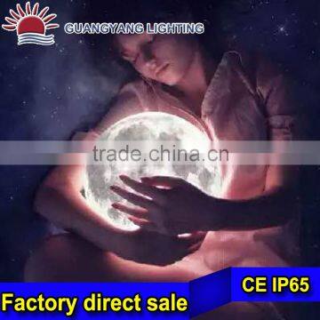 waterproof rechargeable battery led garden light special moon light event decoration made in china