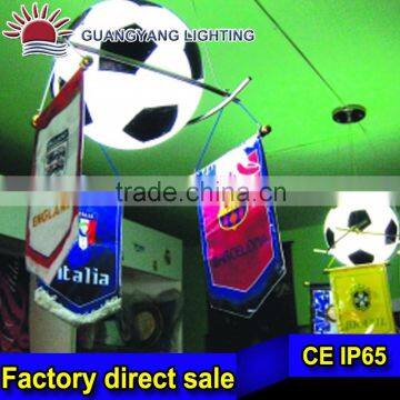 PE plastic hot sell waterproof landscape football lantern