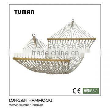 Camping net making rope hammock