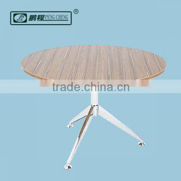 Modern Round Wood Top Sale Negotiation Table