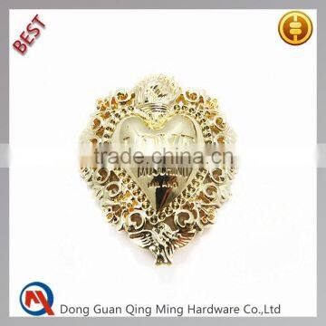 Plating Gold Logo Metal Accessories For Handbags