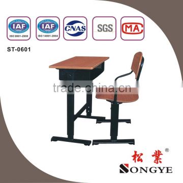 Egg-Tube Adjustable Single Student Desk & Chair,school furniture