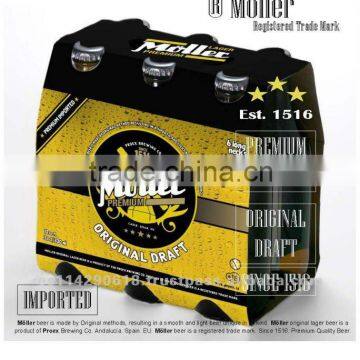 MOLLER Lager Beer Bottled 5.0% 24x33cl