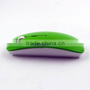 Green Frog Super Thin Wireless Mouse With Logo Printed photo-6