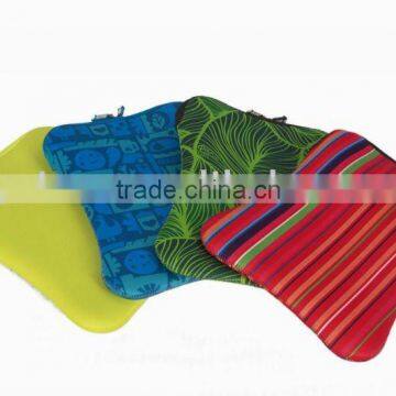 sublimated printed neoprene laptop sleeve