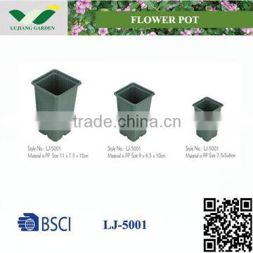 Plastic garden flower pots and planters LJ-5001