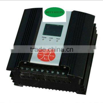 LCD indication good price pv wind hybrid controllers 30a-100a