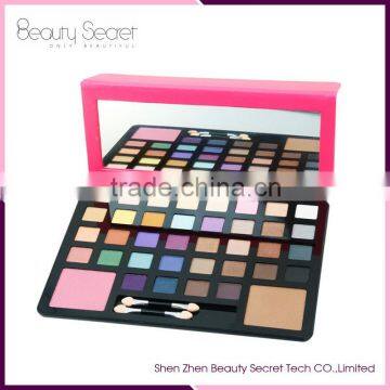 Professional custom makeup 38 color eye shadow palette with single eyeshadow packaging