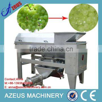 China automatic grape destemmer with pump for fresh grape