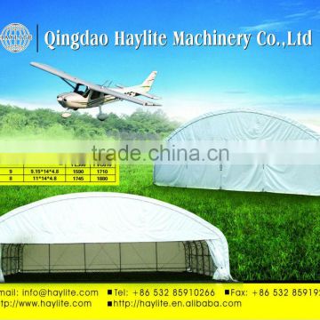 PVC PE steel frame hangar tent