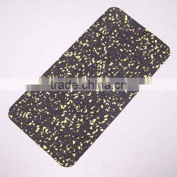 fleck rubber floor tile mat