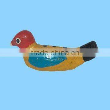 antique bird shape whistle ceramic flute