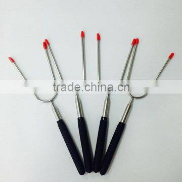 Toasting fork, Stainless steel marshmallow fork, Hot dog fork