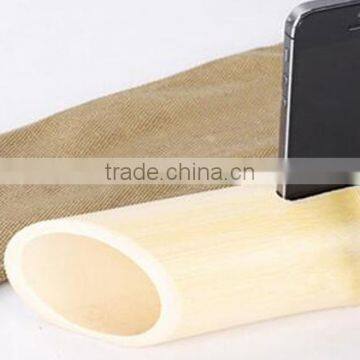 WY-187 Flexiable high quality natural fashion bamboo speaker box and bamboo sound for ipone plus