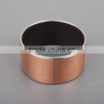 Oscillating movement dry bearing bush with PTFE inner wall steel bushing , Good sliding DU bushing , bushes