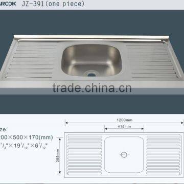 new design sink, single bowl one piece kitchen sinks,washing hands basin