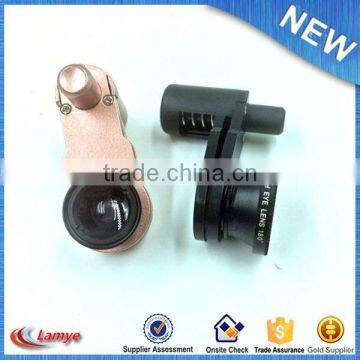 Fisheye Lens With 0.65X Wide Angle Macro 3 IN 1 Universal Clip Lens for Mobile Phone photo-5