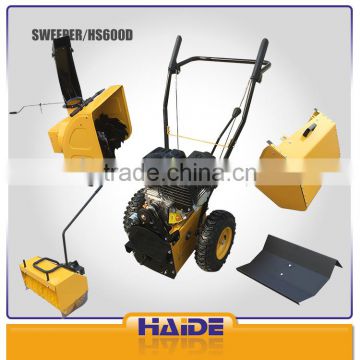 4 in 1 Road Sweeper Cleaning ,6.5hp Snow Sweeper,Manual Sweeper,Dustbin