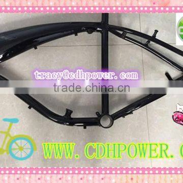 gasoline moped bicycle frame/Bicycle V frame with 2.4L tank/ alum frame