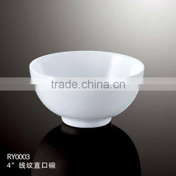 European Simple Style Restaurant And Hotel White Ceramic Bowl