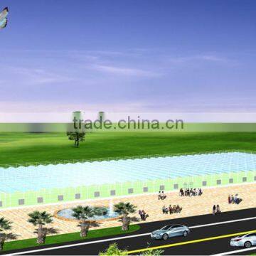 Hot Sale Multi Span Plastic Covered Fan Greenhouse photo-6