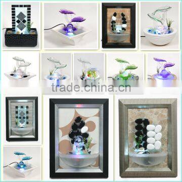 Rotating Crystal Glass Ball Water Fountain for Indoor Decoration photo-3