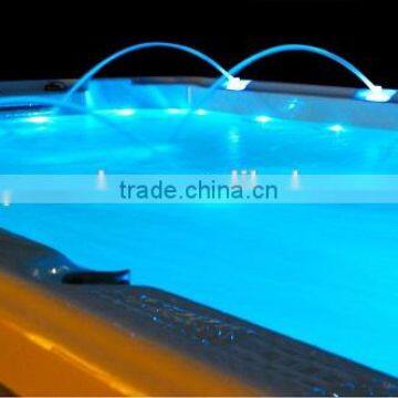 Wonderful Design Acrylic Outdoor Swimming Pool/swim Spa With Massage Area SRP-650 photo-6