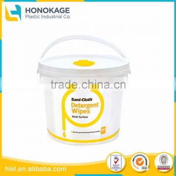 Colorful Round Plastic Bucket And Washing Powder Container, Detergent Buckets in Detargent