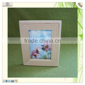 natural butterfly flower theme art present wooden photo frame