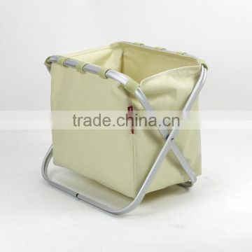 2017 cheap promotion foldable factory price canvas storage bin bag