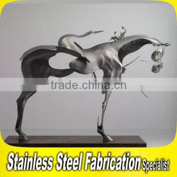 Horse Sculpture Carving Products Stainless Steel Metal Artwork Crafts photo-3