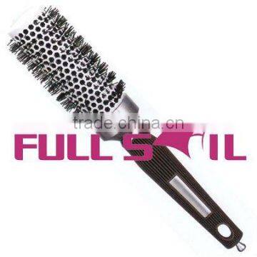 Ceramic barrel hair brush