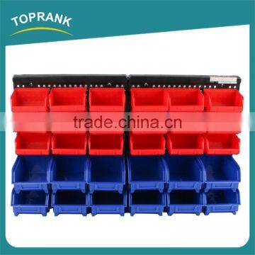 High Quality Adjustable Mini Plastic Screw Storage Box With Hanging Plate photo-3