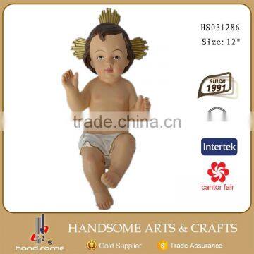 Smalll Inch Resin Baptism Souvenirs Baby Jesus Figurine photo-2