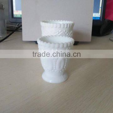 White Cup Shape Candle Jar photo-3